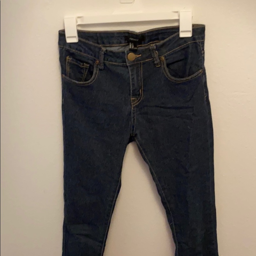 Midrise skinny jeans Forever21